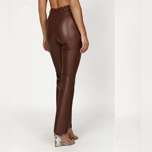 Meshki Faux Leather Pants XS - Picture 3 of 8